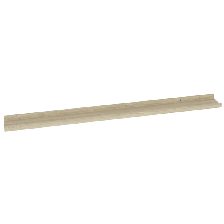 Wandschappen 4 st 100x9x3 cm sonoma eikenkleurig MeubelReus