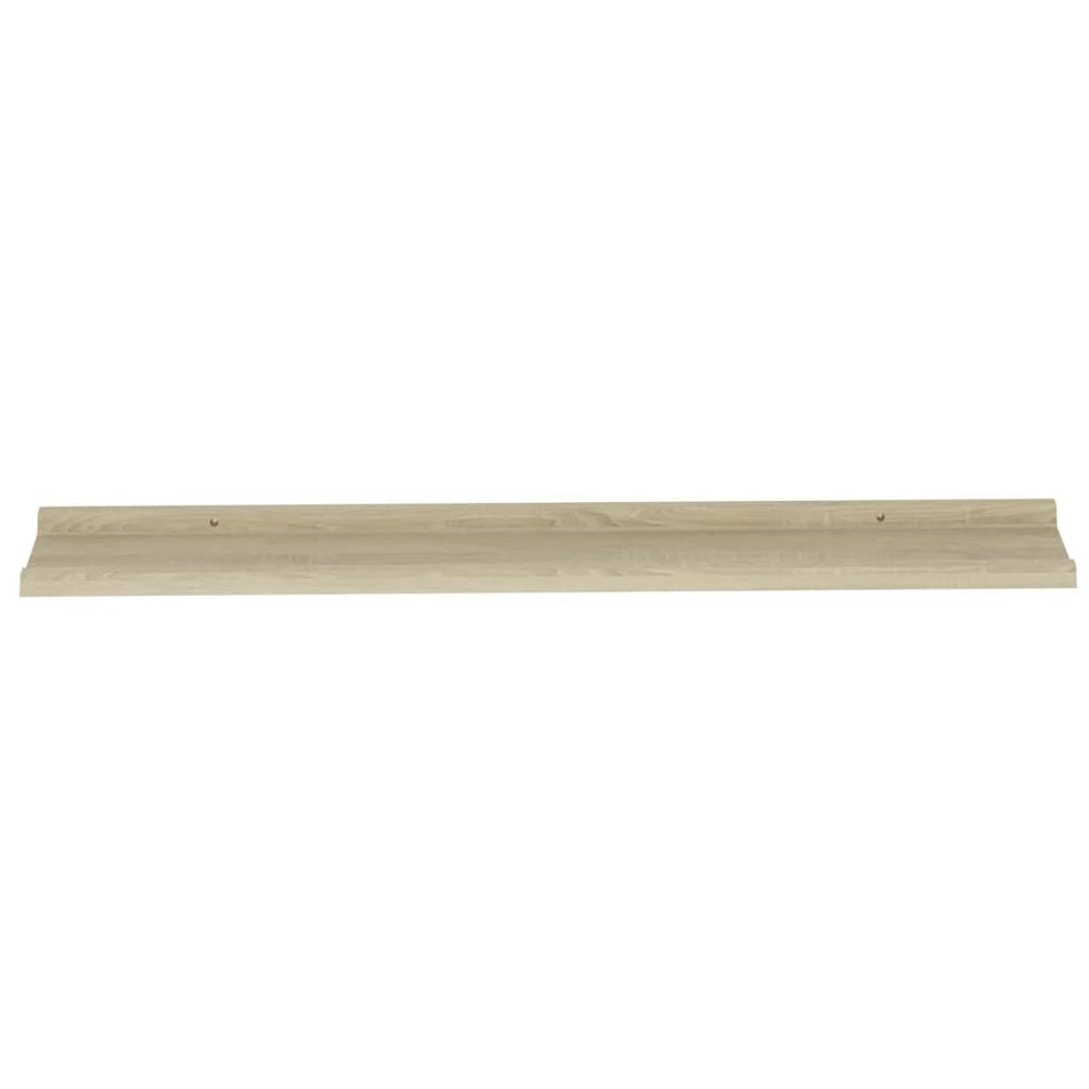 Wandschappen 4 st 100x9x3 cm sonoma eikenkleurig MeubelReus