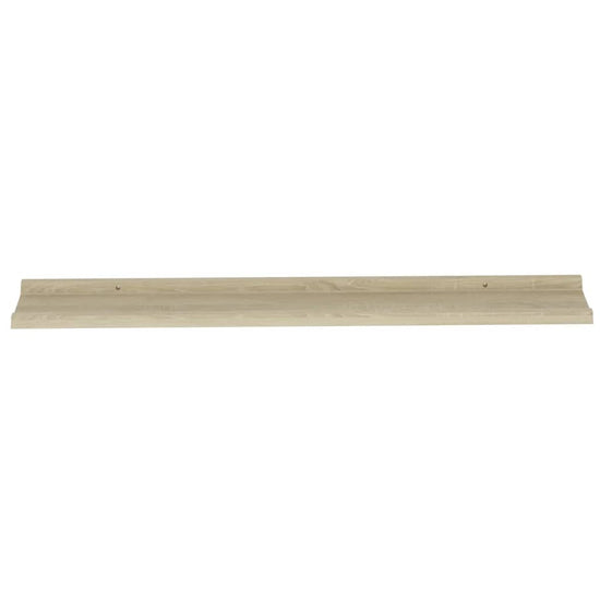 Wandschappen 4 st 100x9x3 cm sonoma eikenkleurig MeubelReus