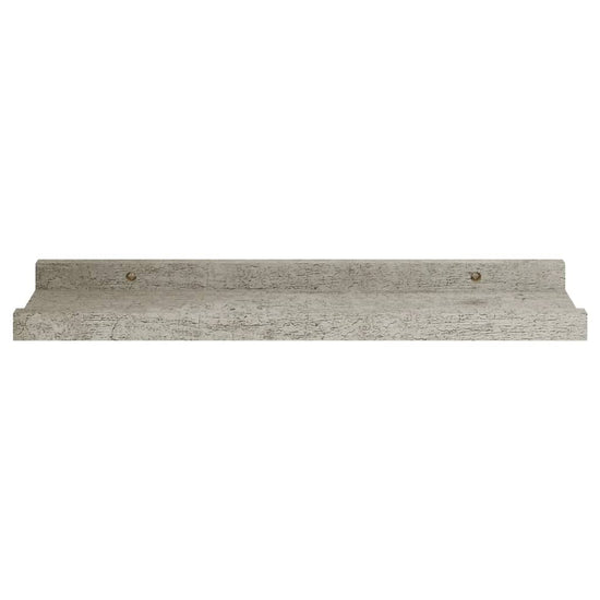 Wandschappen 2 st 40x9x3 cm betongrijs MeubelReus