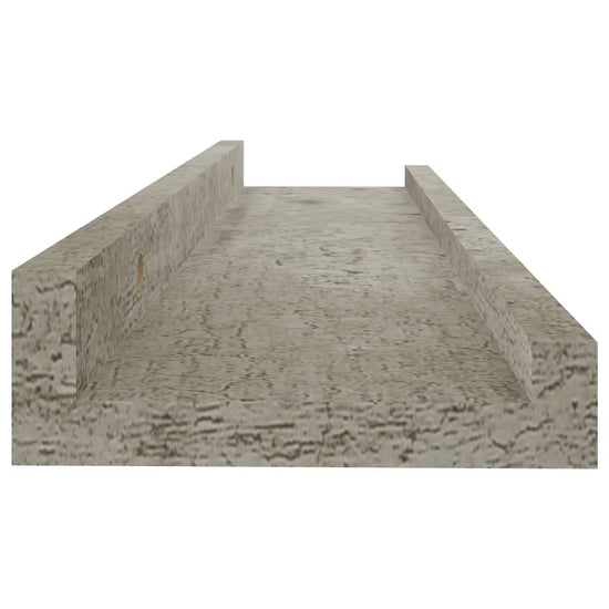 Wandschappen 4 st 40x9x3 cm betongrijs MeubelReus