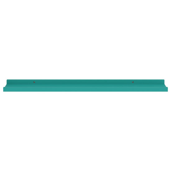 Wandschappen 2 st 80x9x3 cm blauw MeubelReus