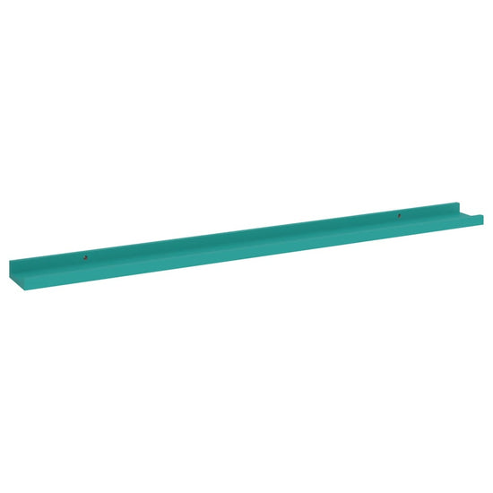 Wandschappen 2 st 100x9x3 cm blauw MeubelReus