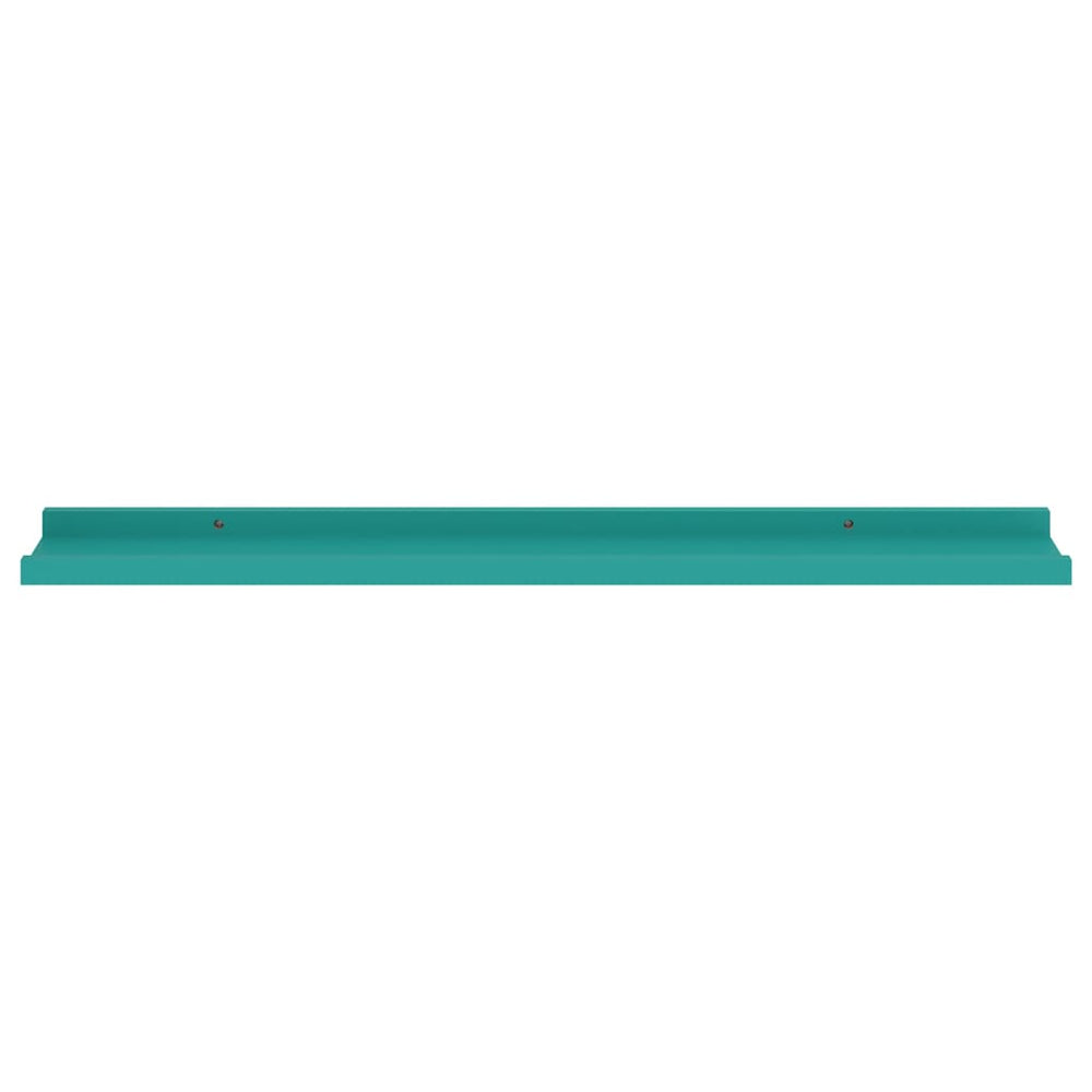 Wandschappen 4 st 80x9x3 cm blauw MeubelReus
