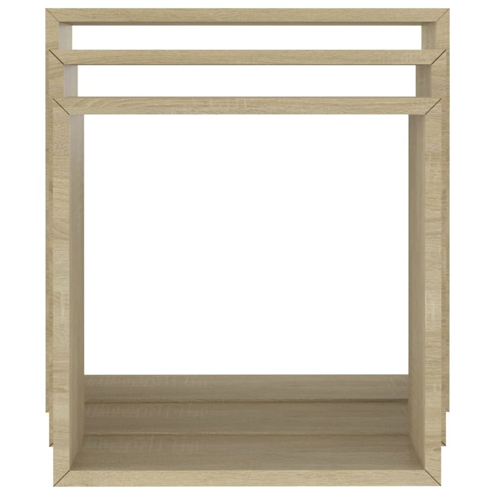 Wandschappen kubus 3 st sonoma eikenkleurig MeubelReus