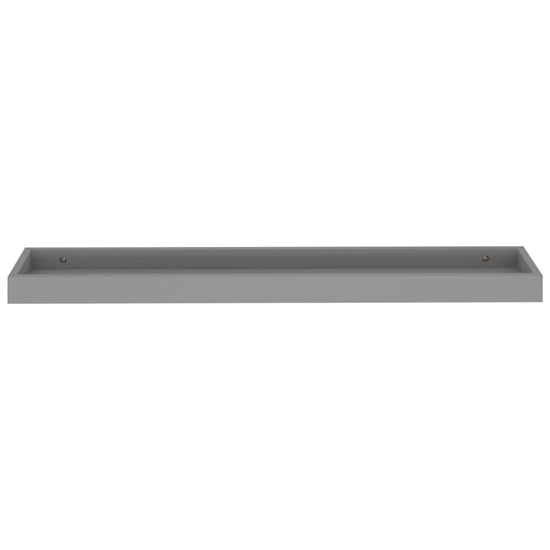 Wandschappen 2 st Loggia 80x15x4 cm MDF grijs MeubelReus