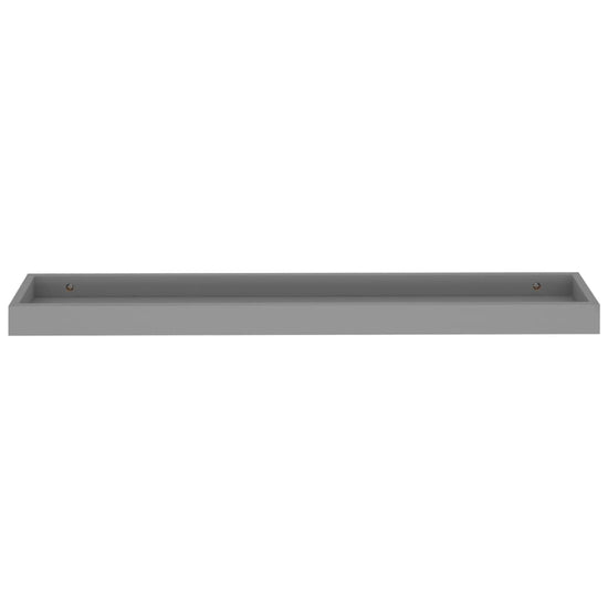 Wandschappen 4 st Loggia 80x15x4 cm MDF grijs MeubelReus