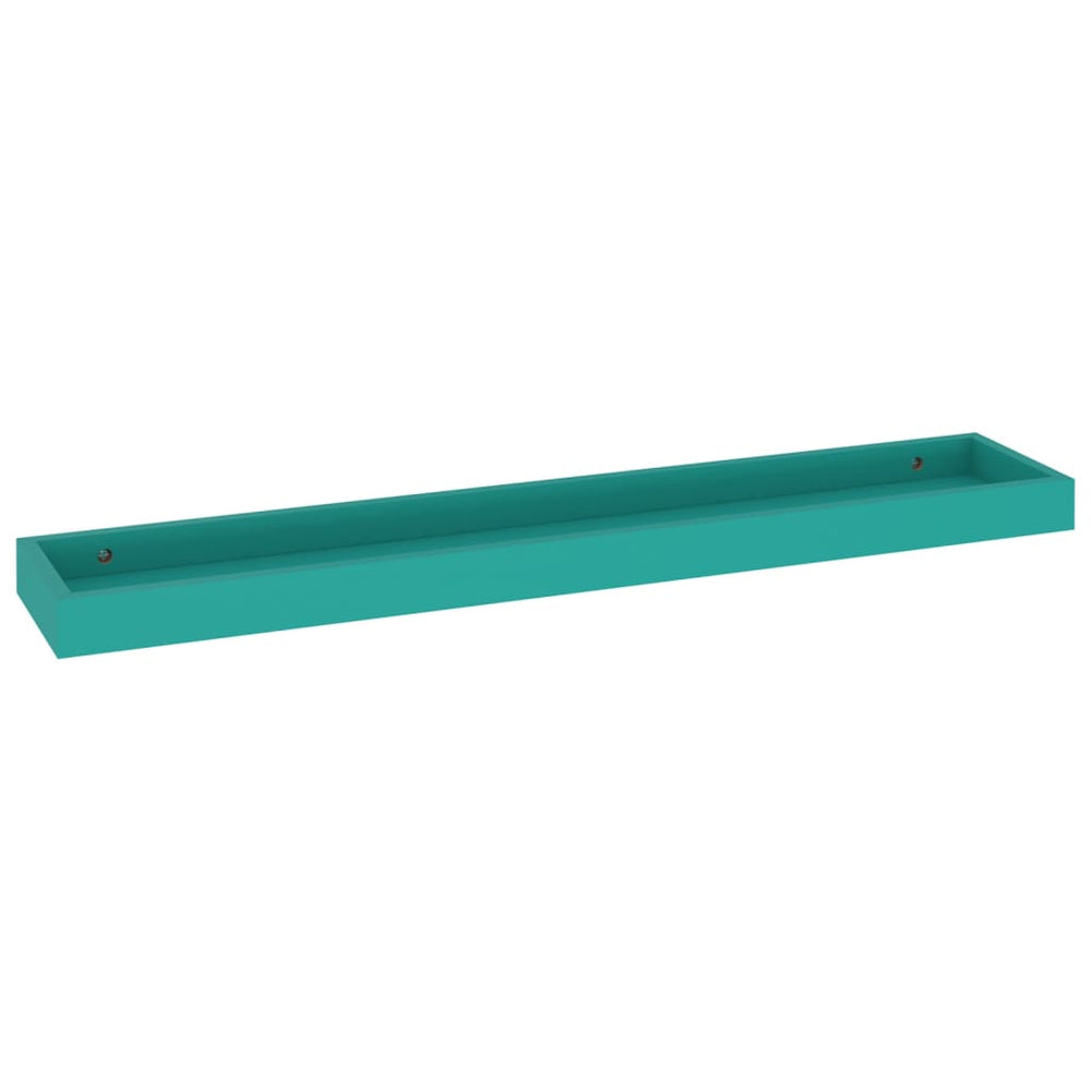 Wandschappen 2 st Loggia 80x15x4 cm MDF blauw MeubelReus