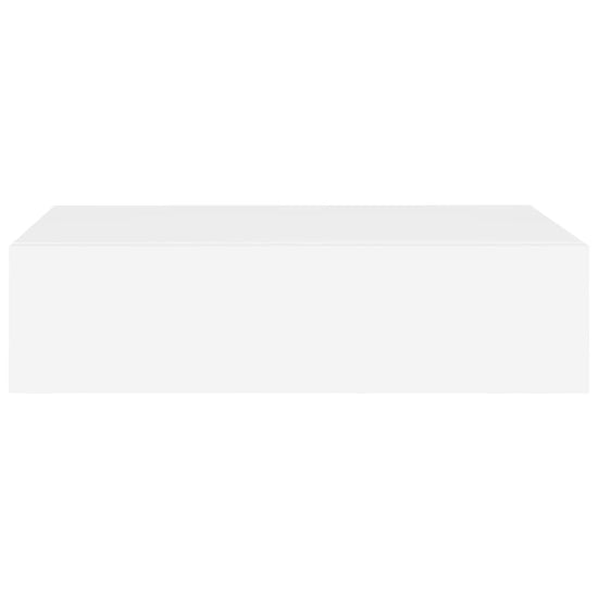 Wandschappen 2 st met lade 40x23,5x10 cm MDF wit MeubelReus
