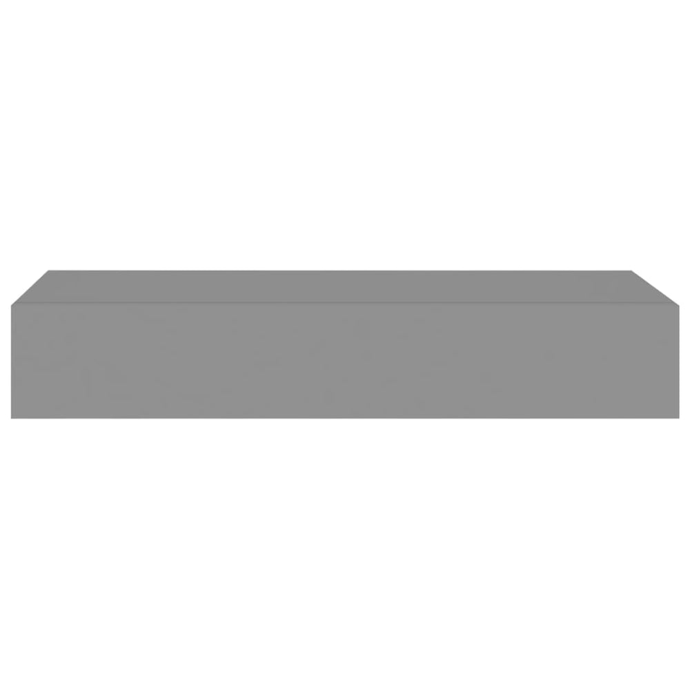 Wandschap met lade 60x23,5x10 cm MDF grijs MeubelReus