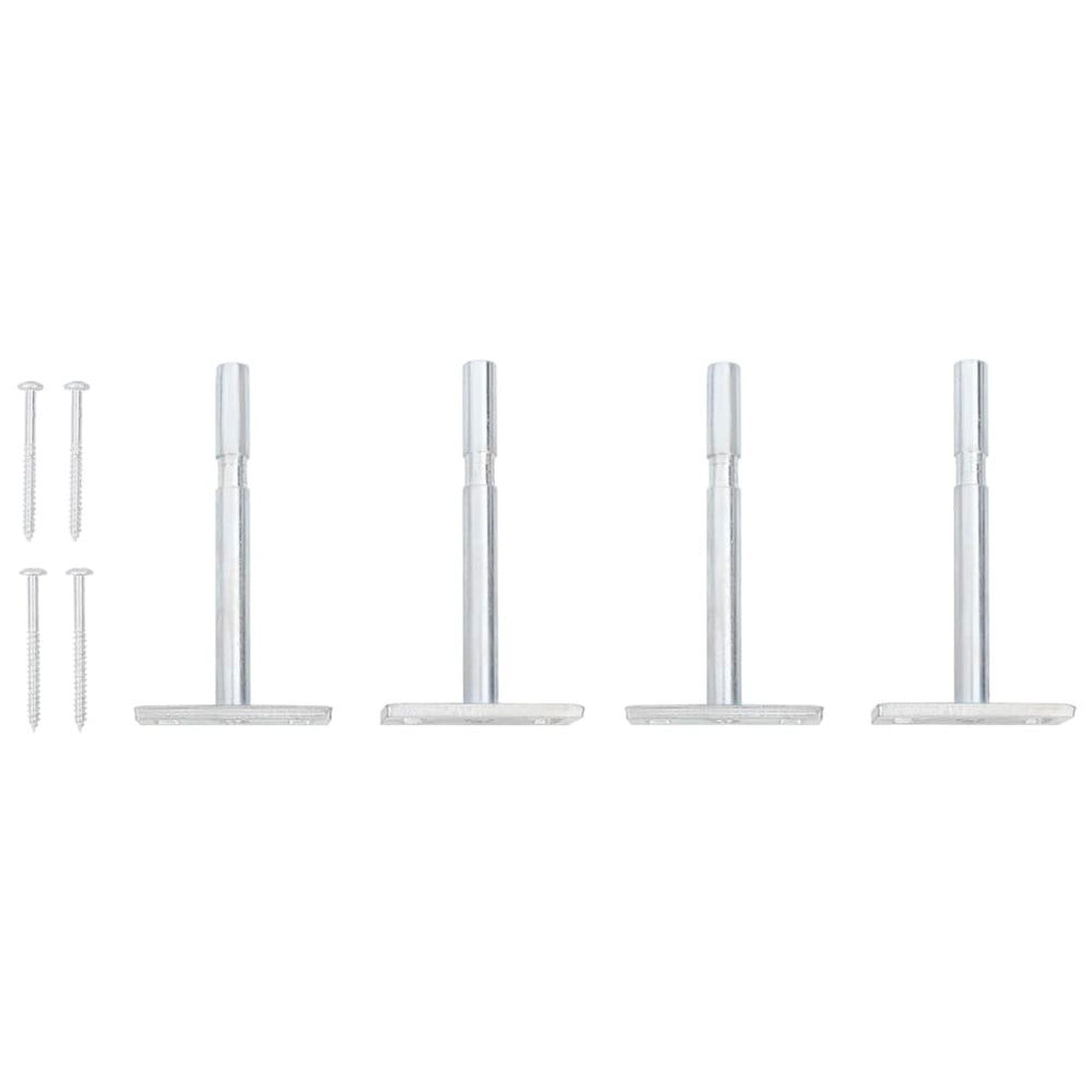 viaXL Wandschappen 2 st met lade 60x23,5x10 cm MDF grijs MeubelReus