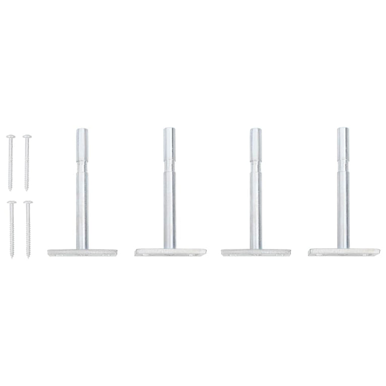 viaXL Wandschappen 2 st met lade 60x23,5x10 cm MDF grijs MeubelReus