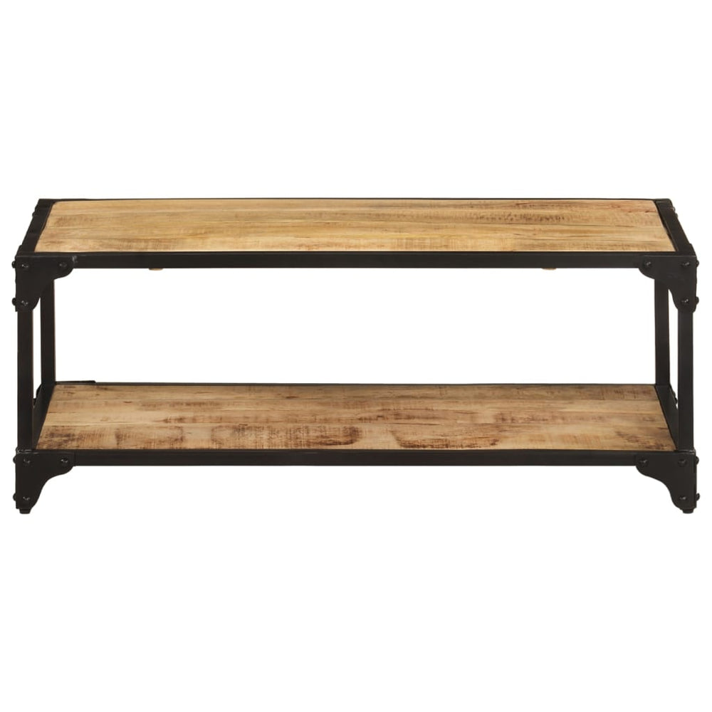 Salontafel 90x45x35 cm massief ruw mangohout MeubelReus