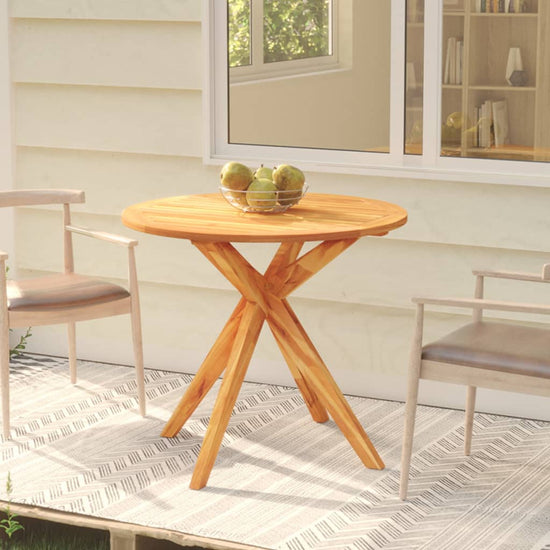 Tuintafel 85x85x75 cm massief acaciahout MeubelReus