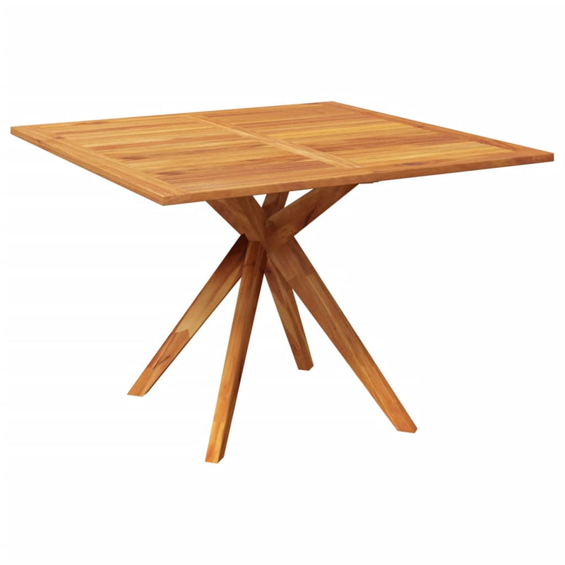 Tuintafel 110x110x75 cm massief acaciahout MeubelReus