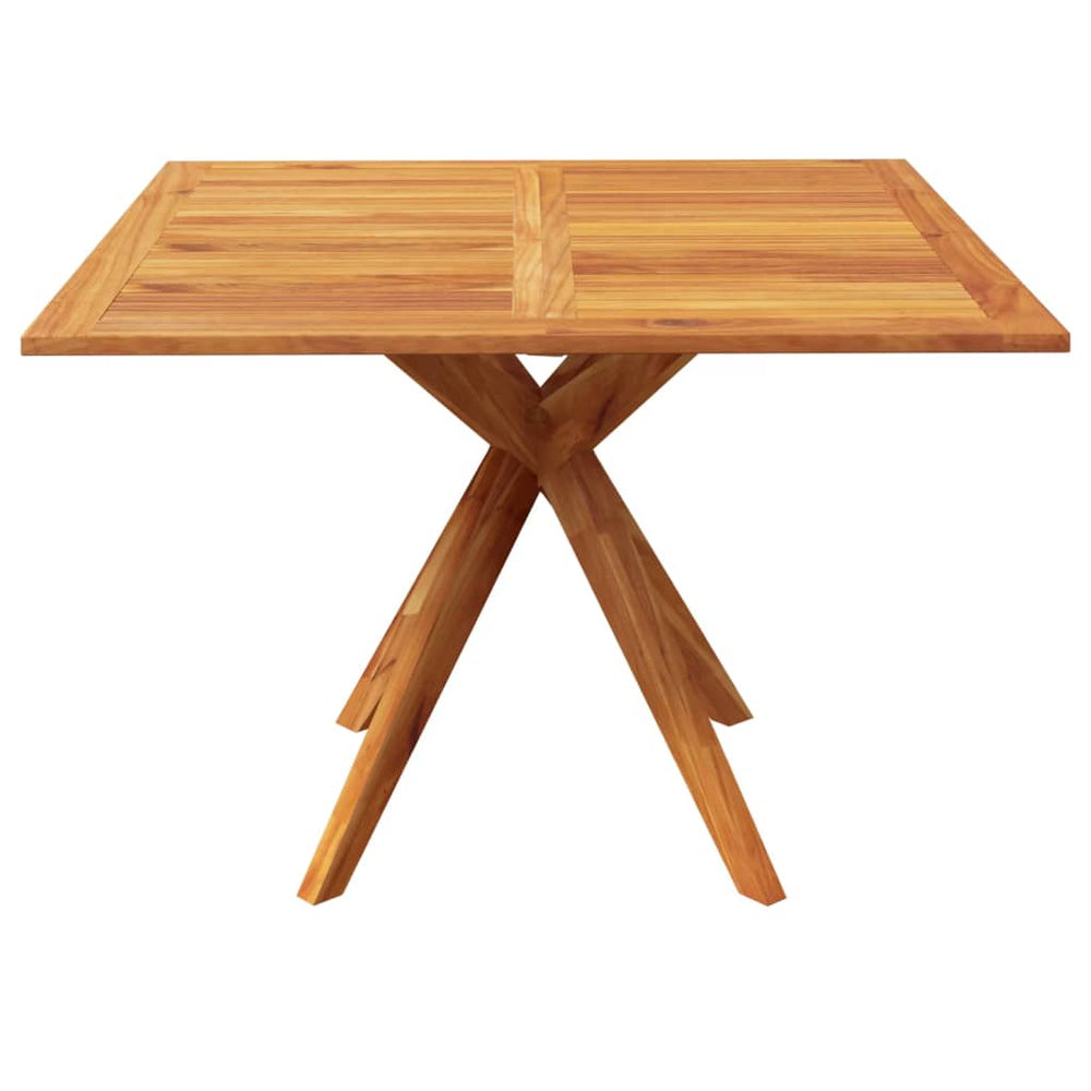 Tuintafel 110x110x75 cm massief acaciahout MeubelReus