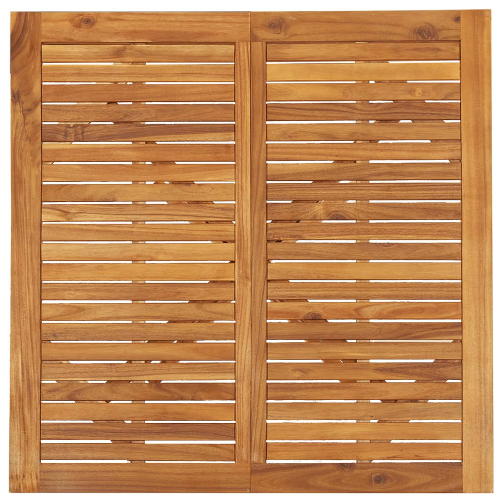 Tuintafel 110x110x75 cm massief acaciahout MeubelReus