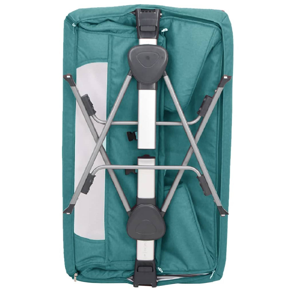 Babybox met matras linnen groen MeubelReus