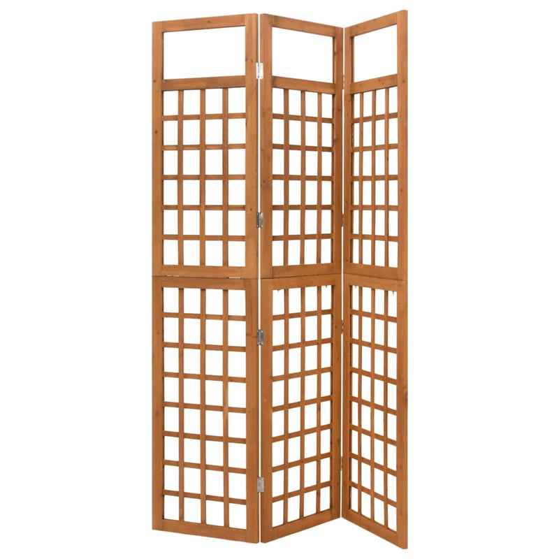 Kamerscherm/trellis met 3 panelen 121x180,5 cm vurenhout MeubelReus