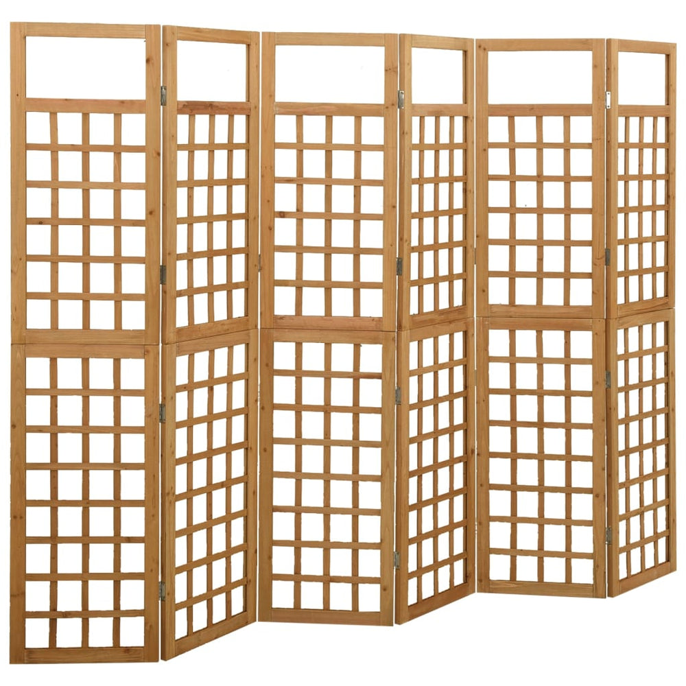 Kamerscherm/trellis met 6 panelen 242,5x180 cm vurenhout MeubelReus
