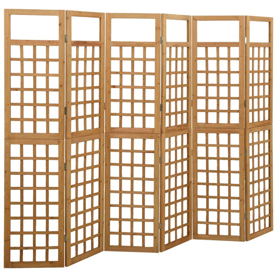 Kamerscherm/trellis met 6 panelen 242,5x180 cm vurenhout MeubelReus