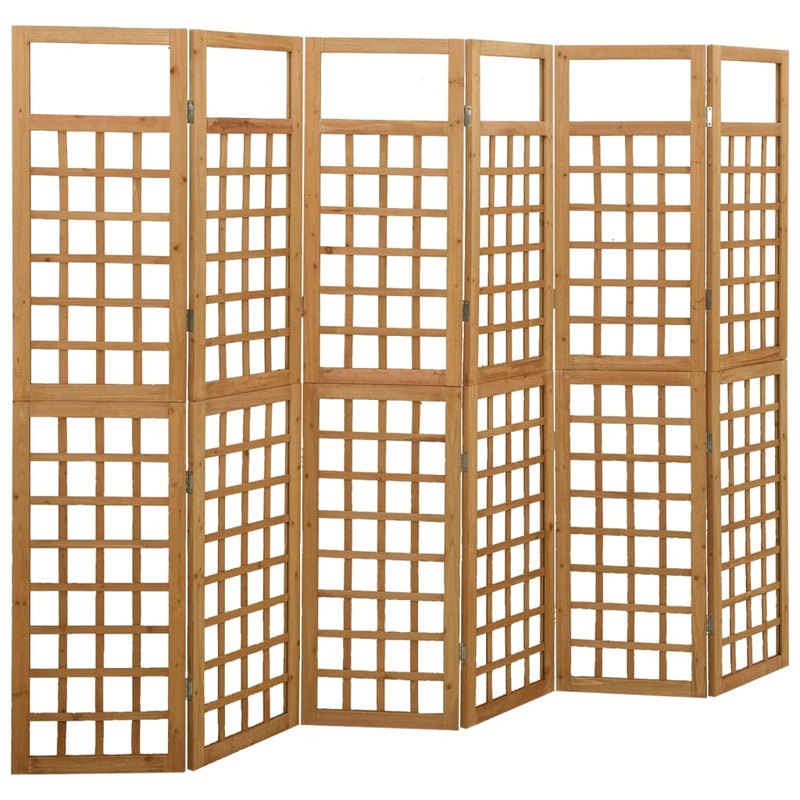 Kamerscherm/trellis met 6 panelen 242,5x180 cm vurenhout MeubelReus