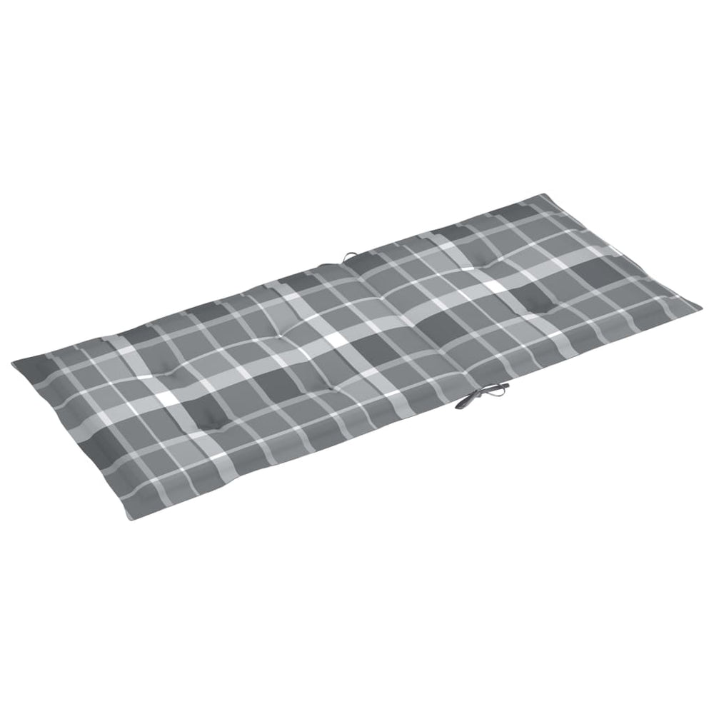 Tuinstoelen 8 st verstelbaar met kussens acaciahout grijs MeubelReus