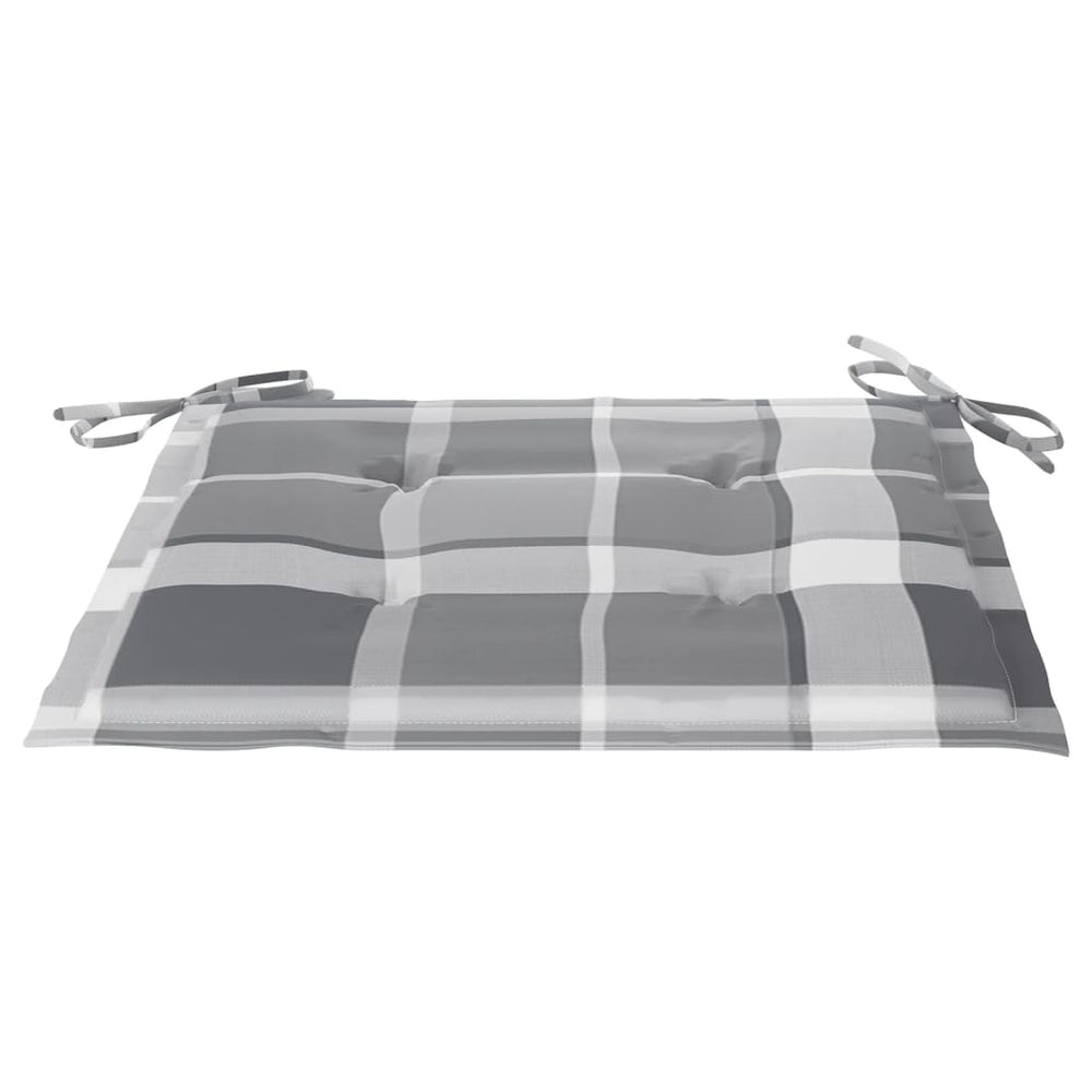 Tuinstoelen 4 st met kussens massief acaciahout MeubelReus