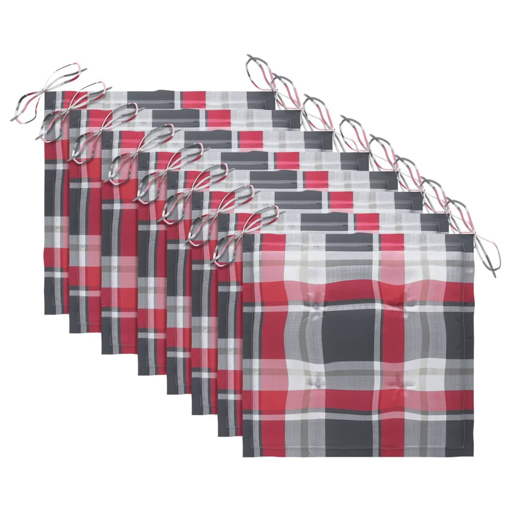 Tuinstoelen 8 st met kussens massief acaciahout MeubelReus