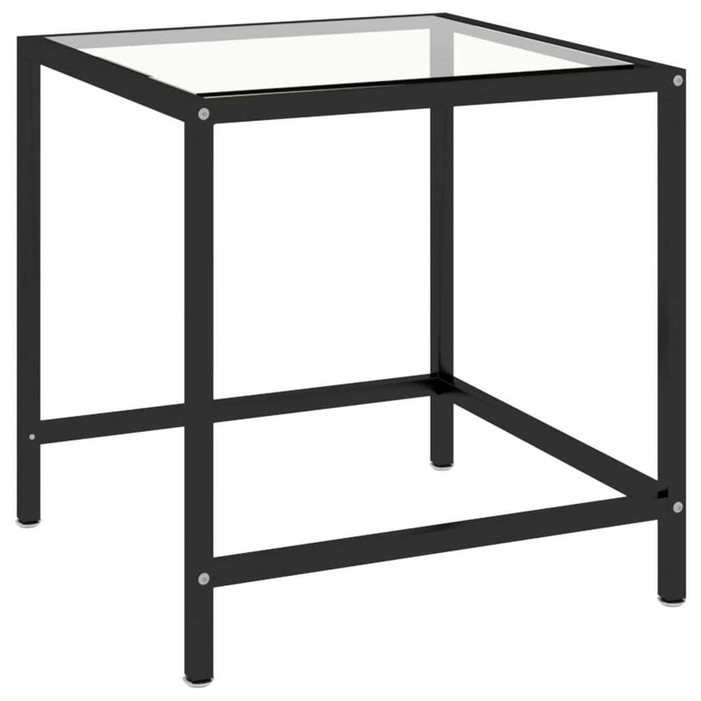 2-delige Salontafelset gehard glas zwart MeubelReus
