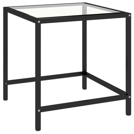 2-delige Salontafelset gehard glas zwart MeubelReus