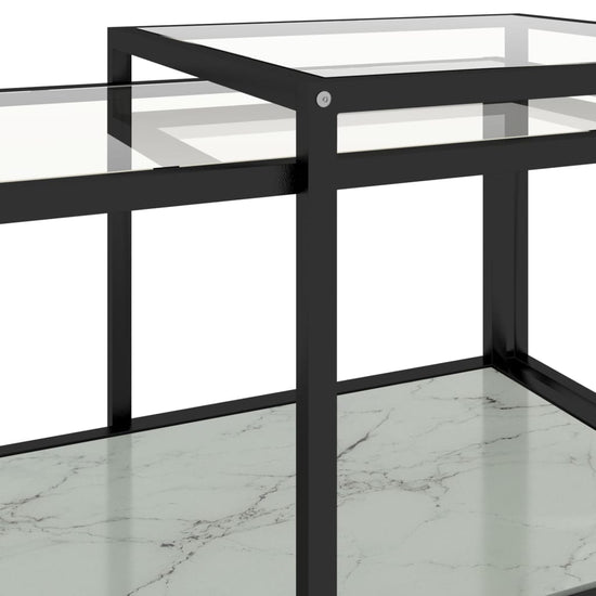 2-delige Salontafelset gehard glas wit MeubelReus