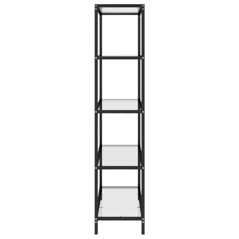 Schap 100x36x168 cm gehard glas transparant MeubelReus