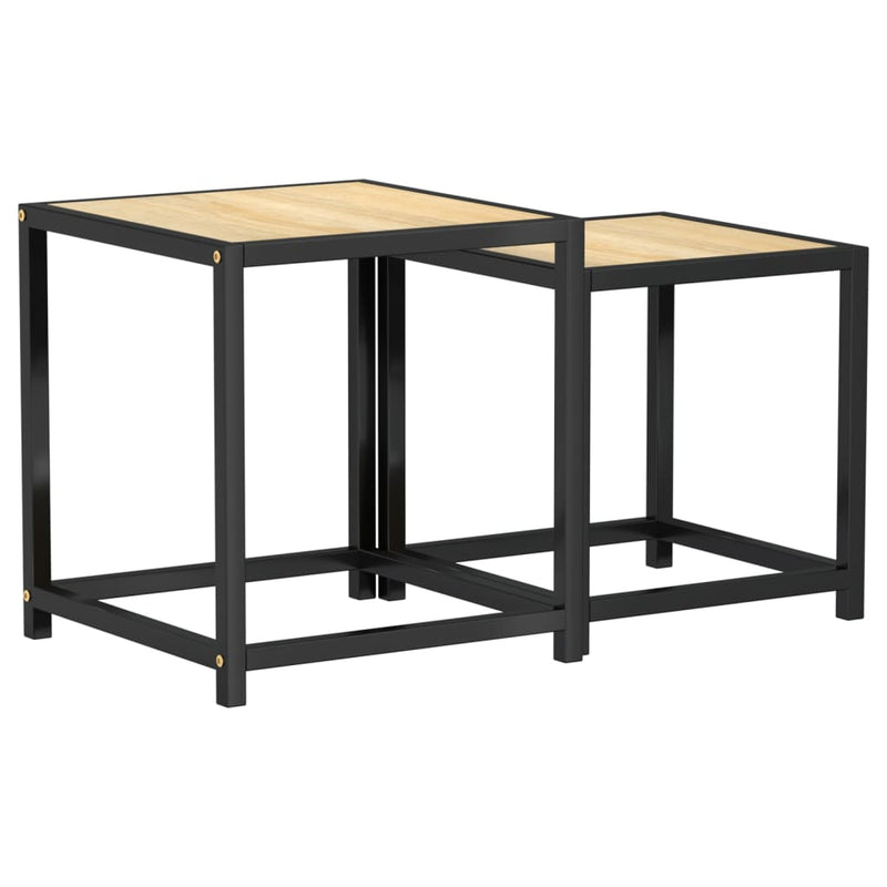 Salontafels 2 st MDF sonoma eikenkleurig MeubelReus