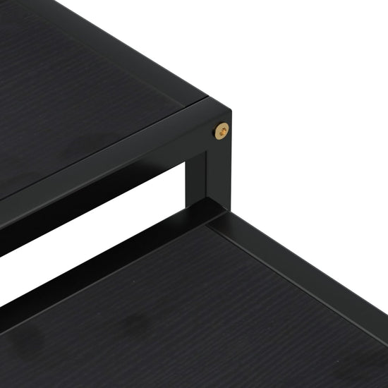 Salontafels 2 st MDF zwart MeubelReus