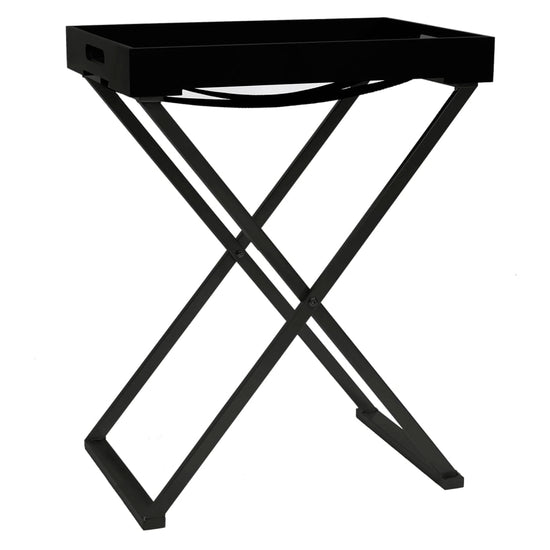 Klaptafel 48x34x61 cm MDF zwart MeubelReus