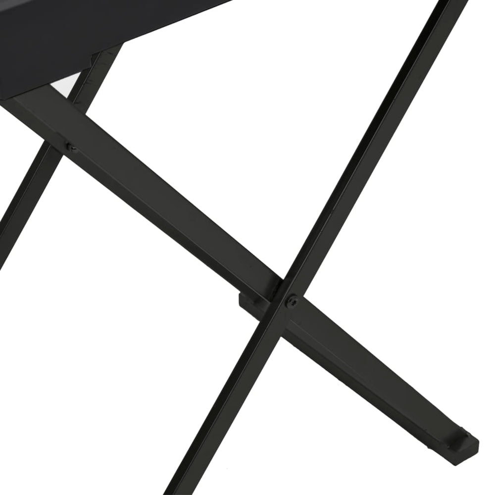 Klaptafel 48x34x61 cm MDF zwart MeubelReus