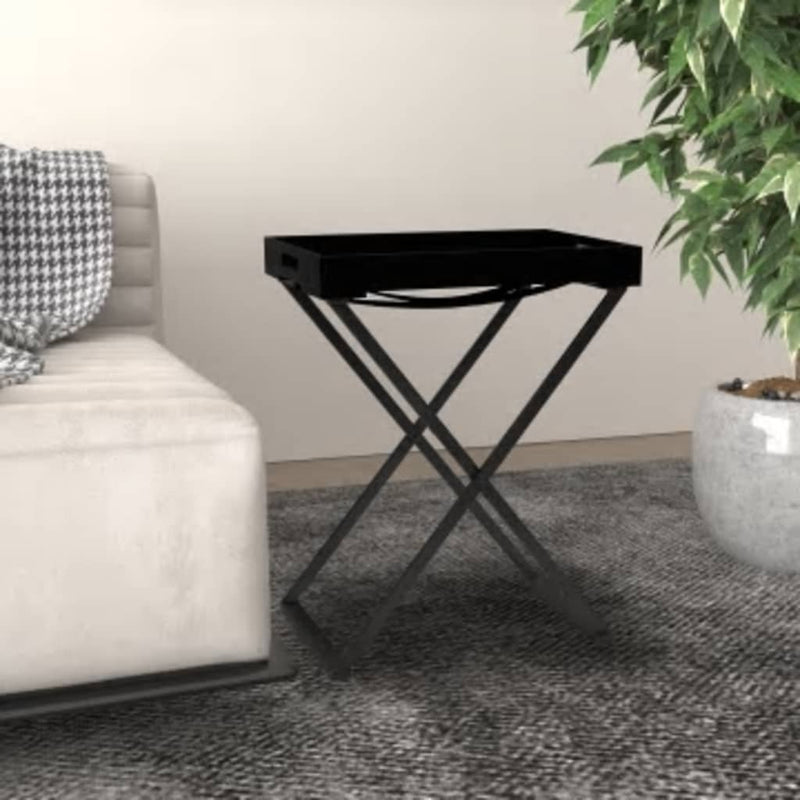 Klaptafel 48x34x61 cm MDF zwart MeubelReus