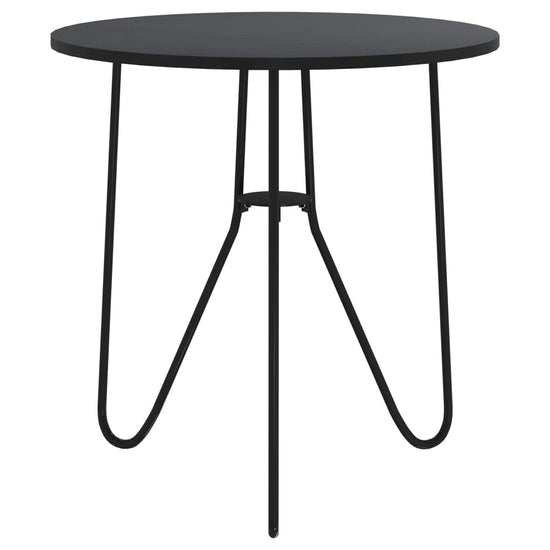 Salontafel 48 cm MDF en ijzer zwart MeubelReus