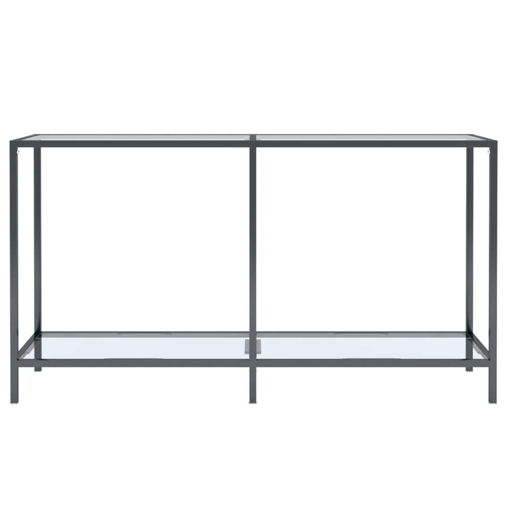 Wandtafel 140x35x75,5 cm gehard glas transparant MeubelReus