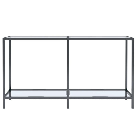 Wandtafel 140x35x75,5 cm gehard glas transparant MeubelReus