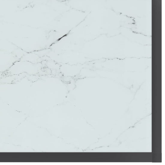 Wandtafel 140x35x75,5 cm gehard glas wit MeubelReus