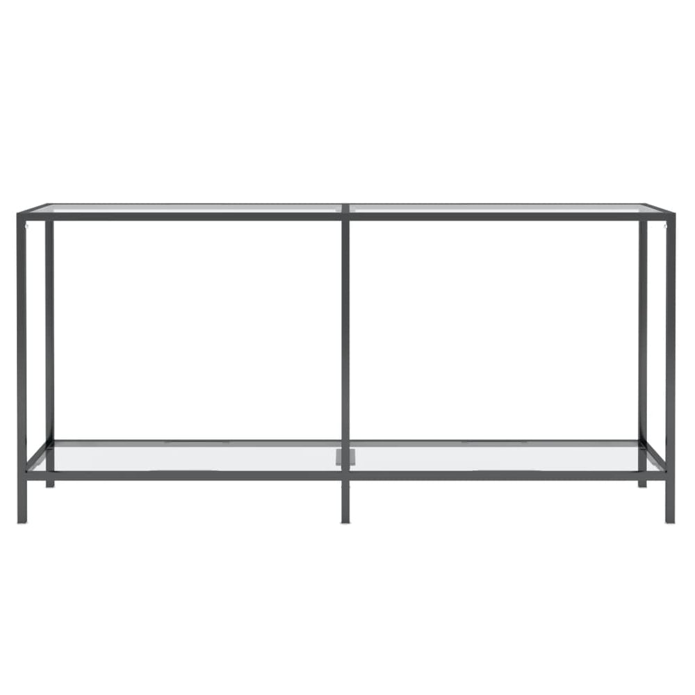 Wandtafel 160x35x75,5 cm gehard glas transparant MeubelReus