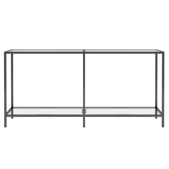 Wandtafel 160x35x75,5 cm gehard glas transparant MeubelReus