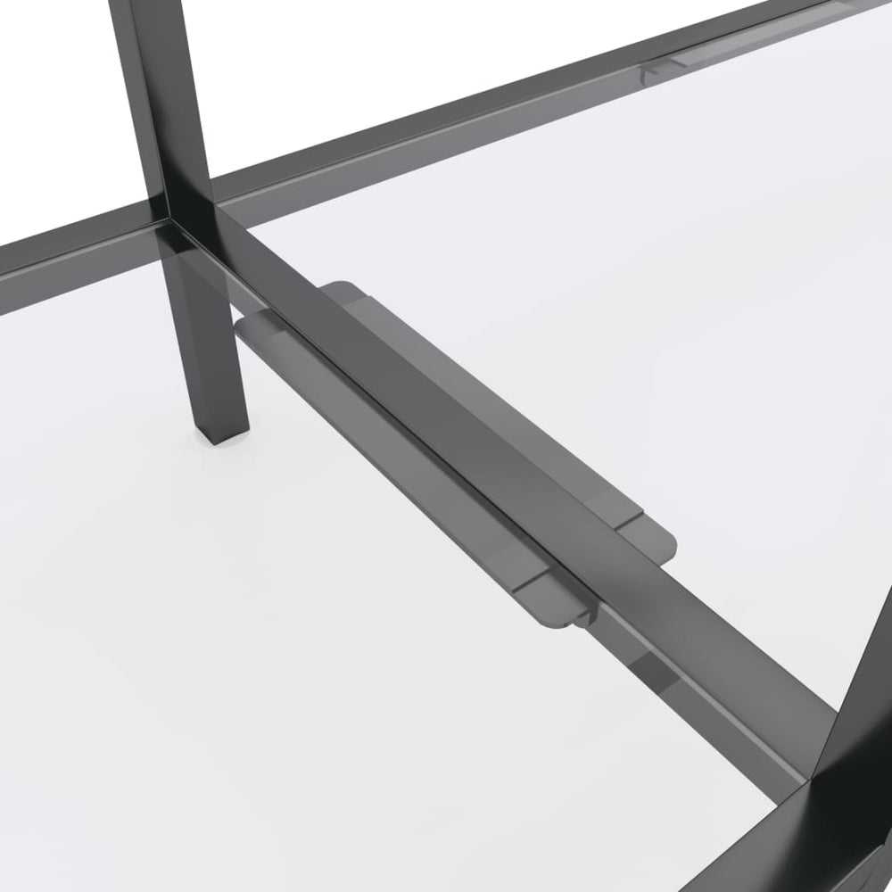 Wandtafel 160x35x75,5 cm gehard glas transparant MeubelReus