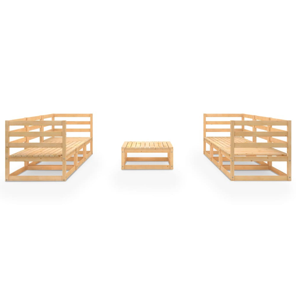 7-delige Loungeset massief grenenhout MeubelReus