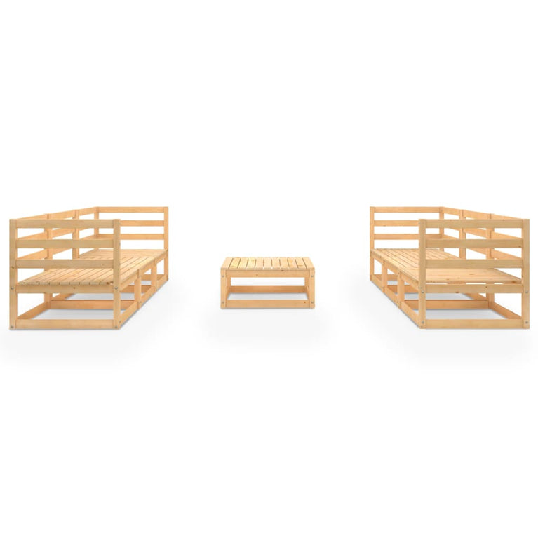 7-delige Loungeset massief grenenhout MeubelReus