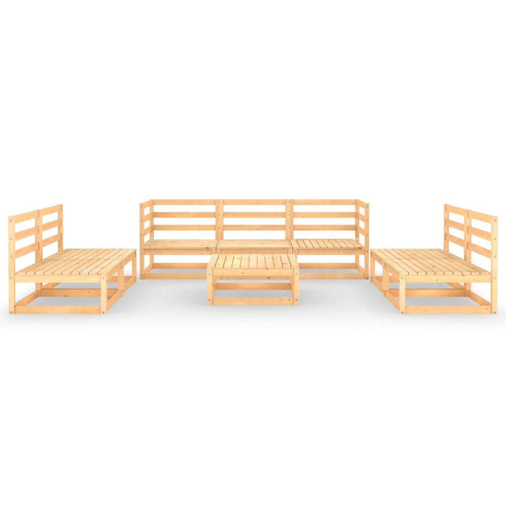 8-delige Loungeset massief grenenhout MeubelReus