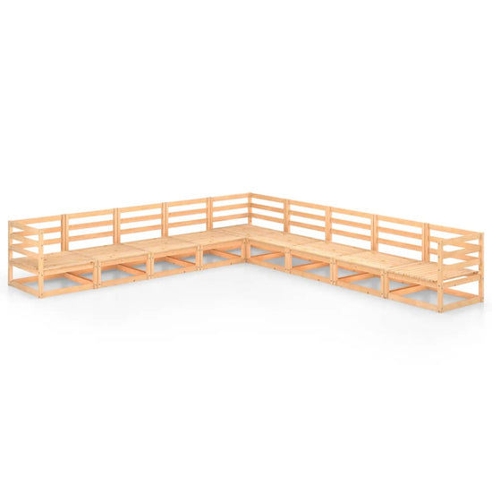 9-delige Loungeset massief grenenhout MeubelReus