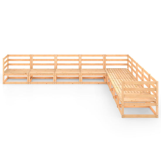 9-delige Loungeset massief grenenhout MeubelReus